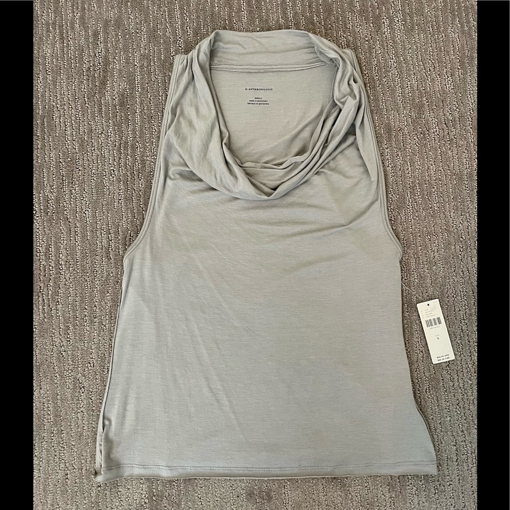 Cowl neck tank top